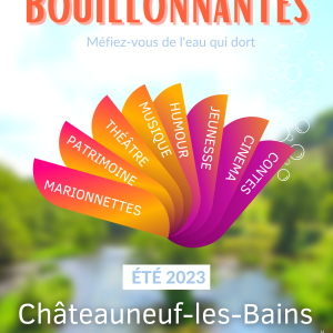 Affiche bouillonnantes 2023